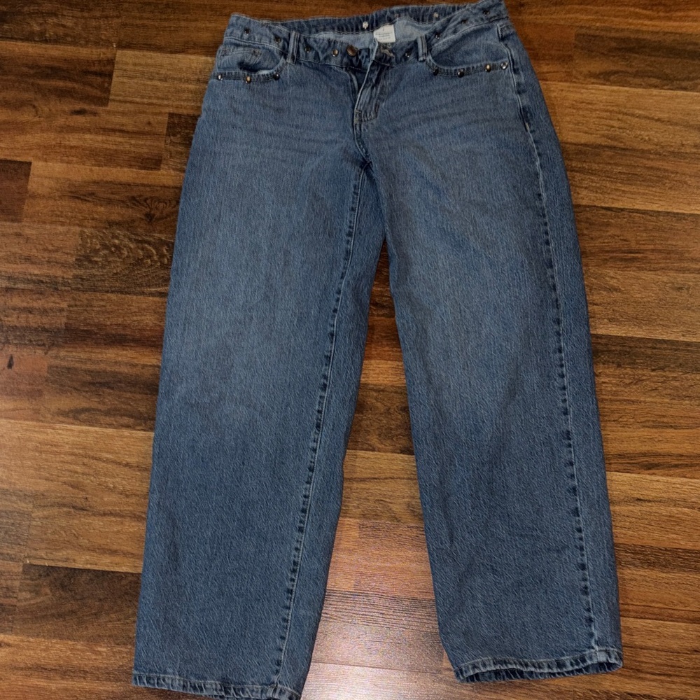 No Boundaries Women's Blue Flare Jeans